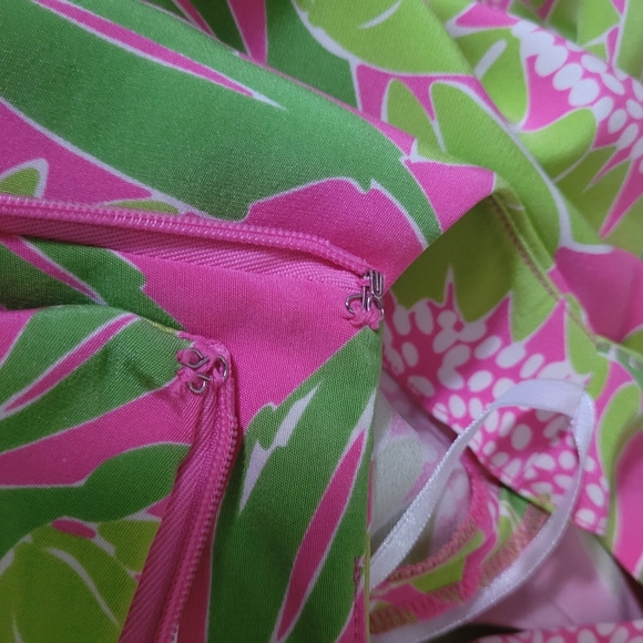 Vintage Lilly Pulitzer White Label Sunflower Sheath Dress - Picture 6 of 12